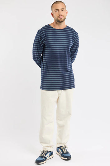 Armor Lux M Mariniere Heritage T-Shirt Marine Deep Bluefin