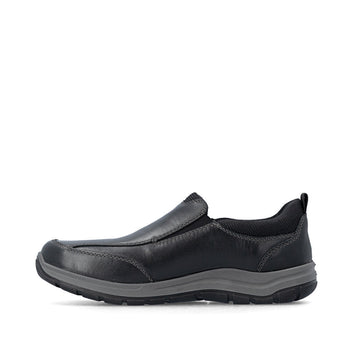 Rieker M Sko Leather Slip-On Black - 03658-00