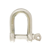 Sjækel Alm. "D" med Øjebolt Rustfri