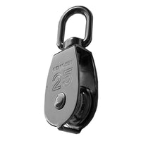 Blok Enkelt med Svirveløje, Rustfri