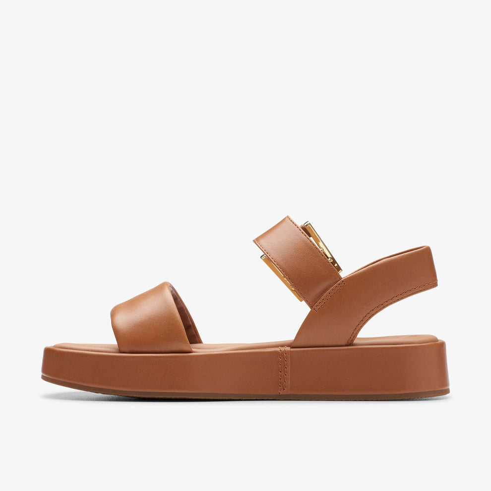 Clarks W Alda Strap D Leather Tan