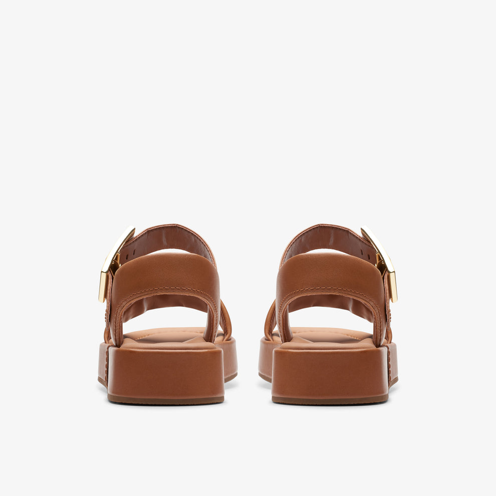 Clarks W Alda Strap D Leather Tan