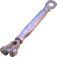 Vantskrue varmgalvaniseret øje/gaffel