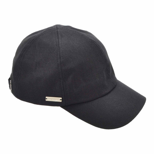 Seeberger U Baseball Cap Linen Black