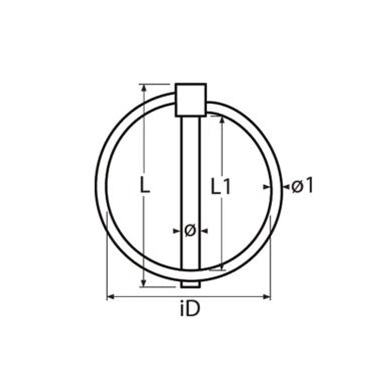 Traktorsplit rustfri