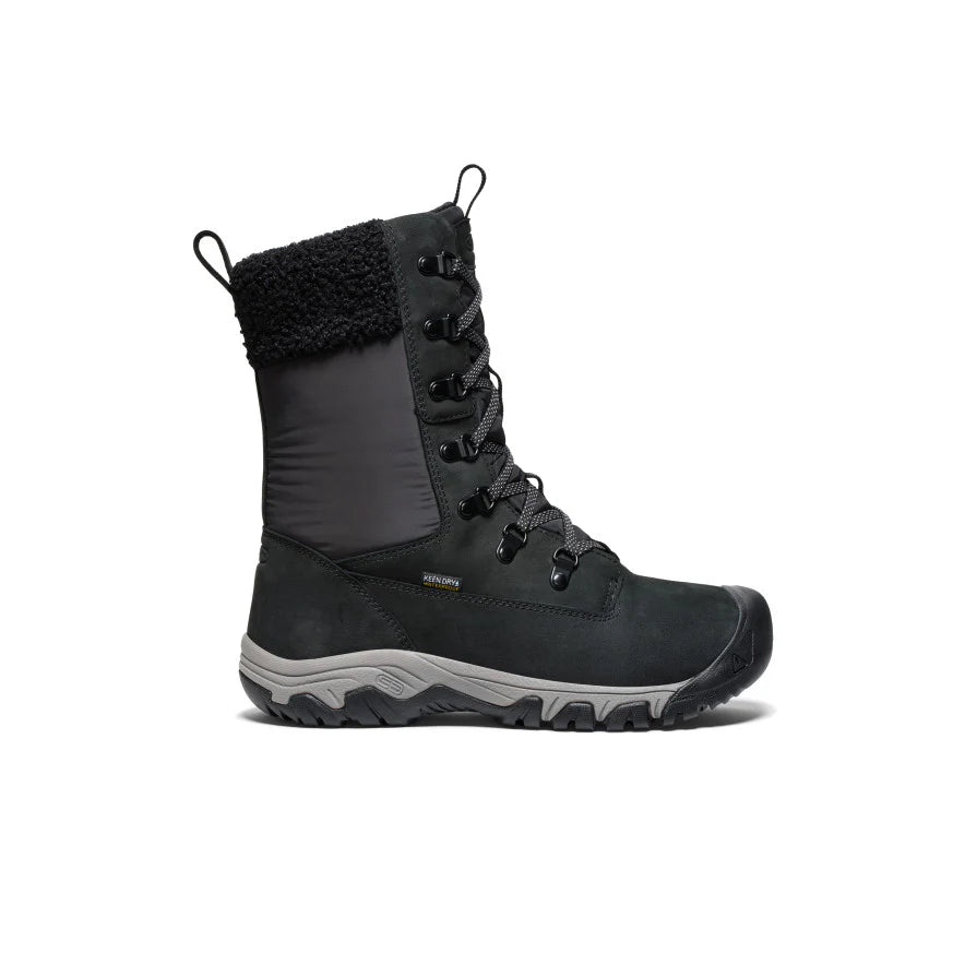 Keen W Greta Tall Boot WP Outdoor Hiking Shoes Black