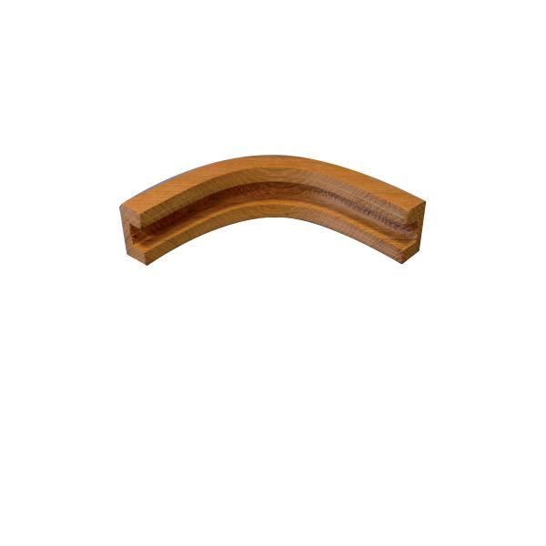 Teak vinkel inde 50/90°, 13x7mm