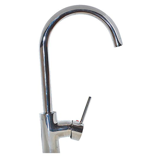 Vandhane forkromet mixer med drejegreb