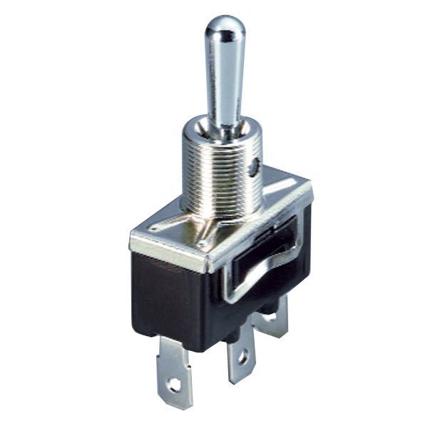 Vippekontakt 2 poler on /off/ on , 12V 15A