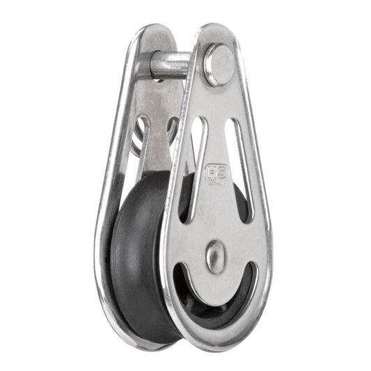 Blok rustfri 1-sk. m/bolt