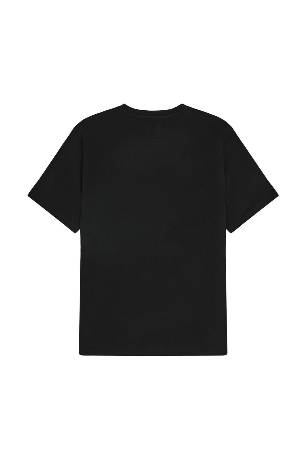 Knowledge Cotton Apparel M Chest Embroidery T-Shirt 1300 Black Jet