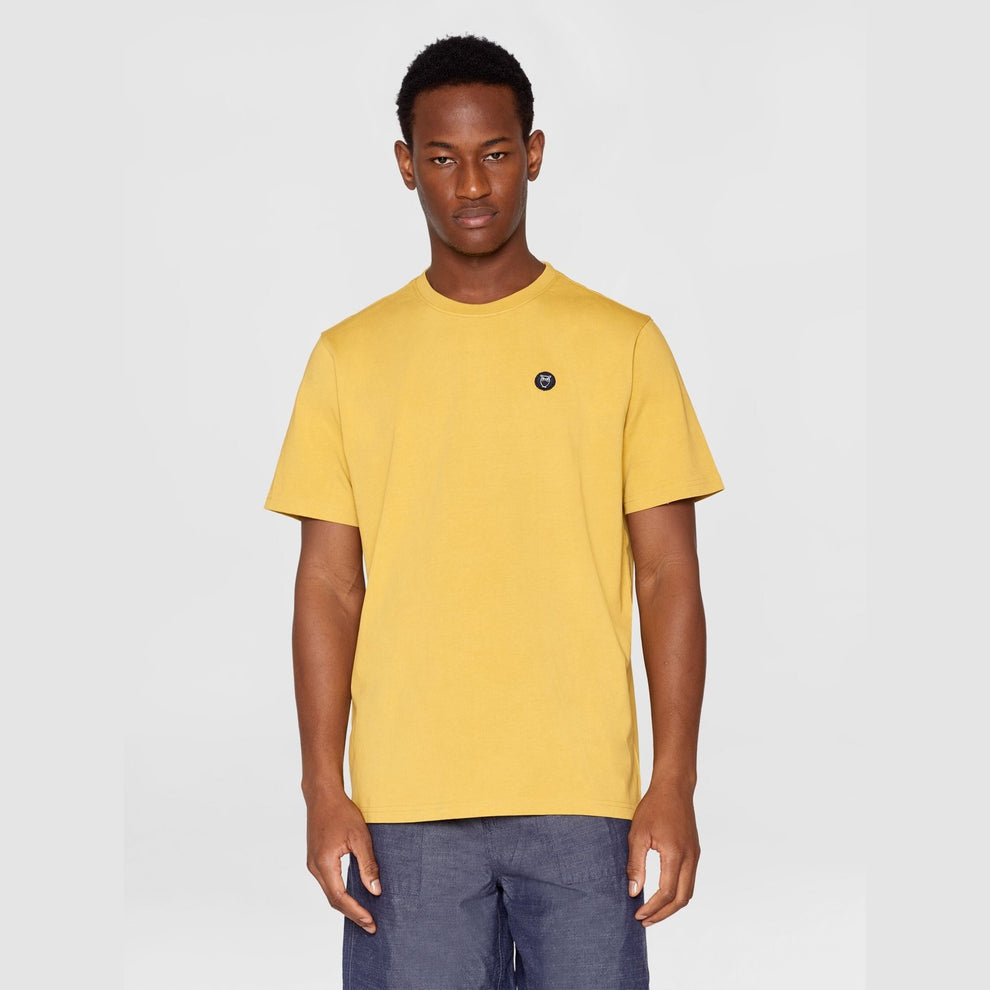 Knowledge Cotton Apparel M Loke T-Shirt Olivenite