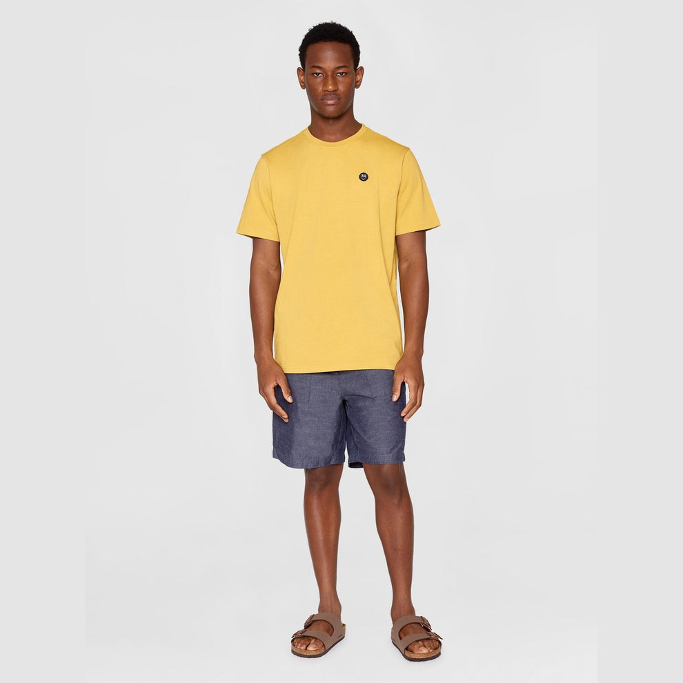 Knowledge Cotton Apparel M Loke T-Shirt Olivenite