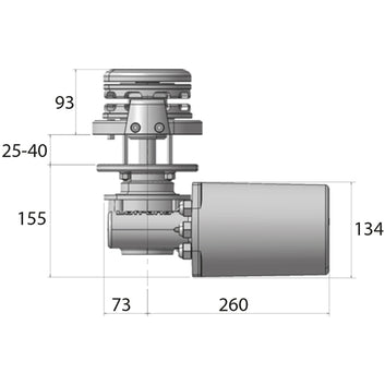 Lofrans SX2 ankerspil 12V 1000W DIN 766 kæde 8mm