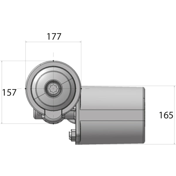 Lofrans SX2 ankerspil 12V 1000W DIN 766 kæde 8mm