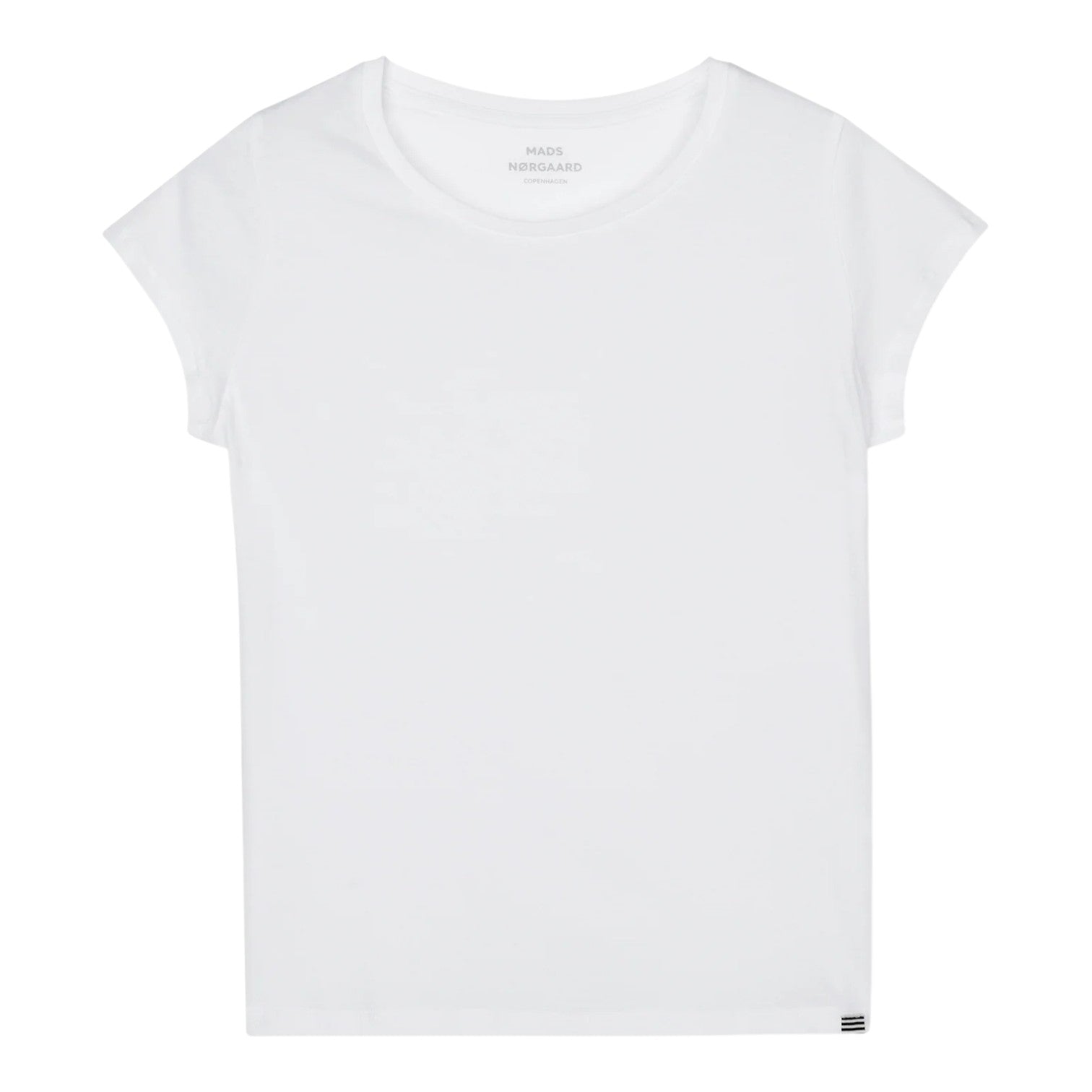 Mads Nørgaard W Fine Jersey Teasy Tee White