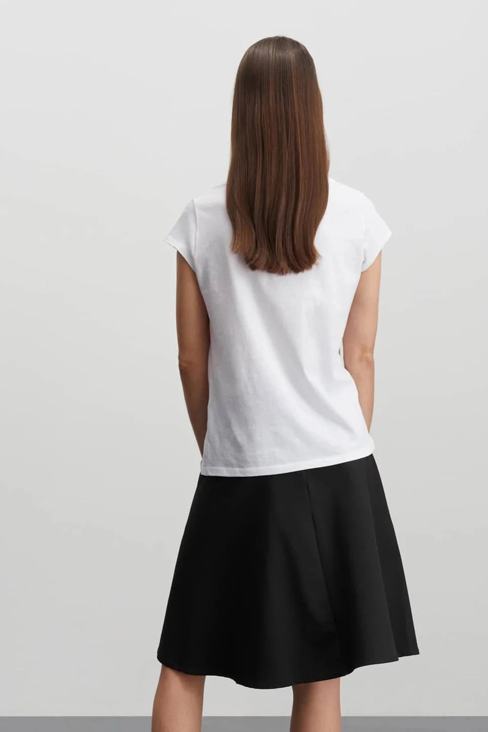 Mads Nørgaard W Fine Jersey Teasy Tee White