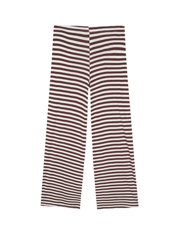 Nørgaard Paa Strøget NPS Nova Pants Broadway Brown Ecru