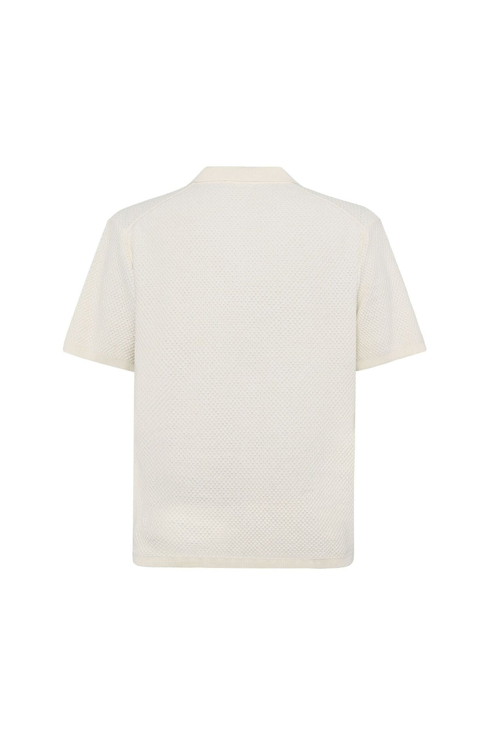 Knowledge Cotton Apparel M Organic Cotton Knitted Polo Gots/Vegan 1387 Egret