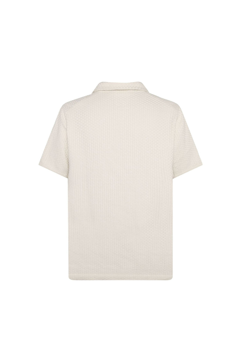 Knowledge Cotton Apparel M Structure Polo 1387 Egret