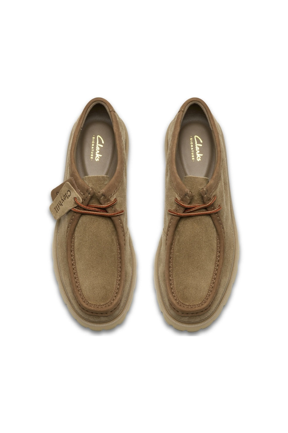 Clarks M Cleyhill Seam Dark Sand Suede