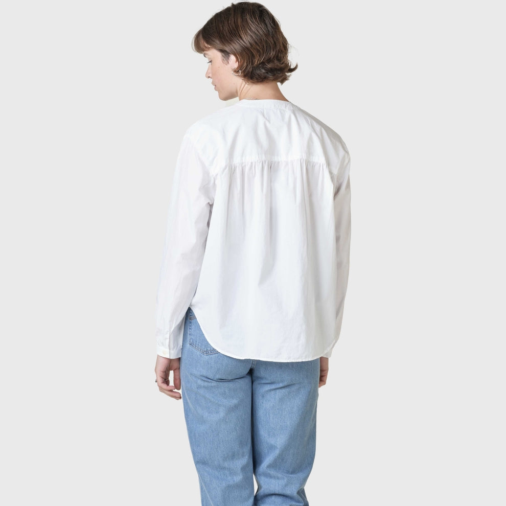 Klitmøller Collective W Alma Poplin Shirt White