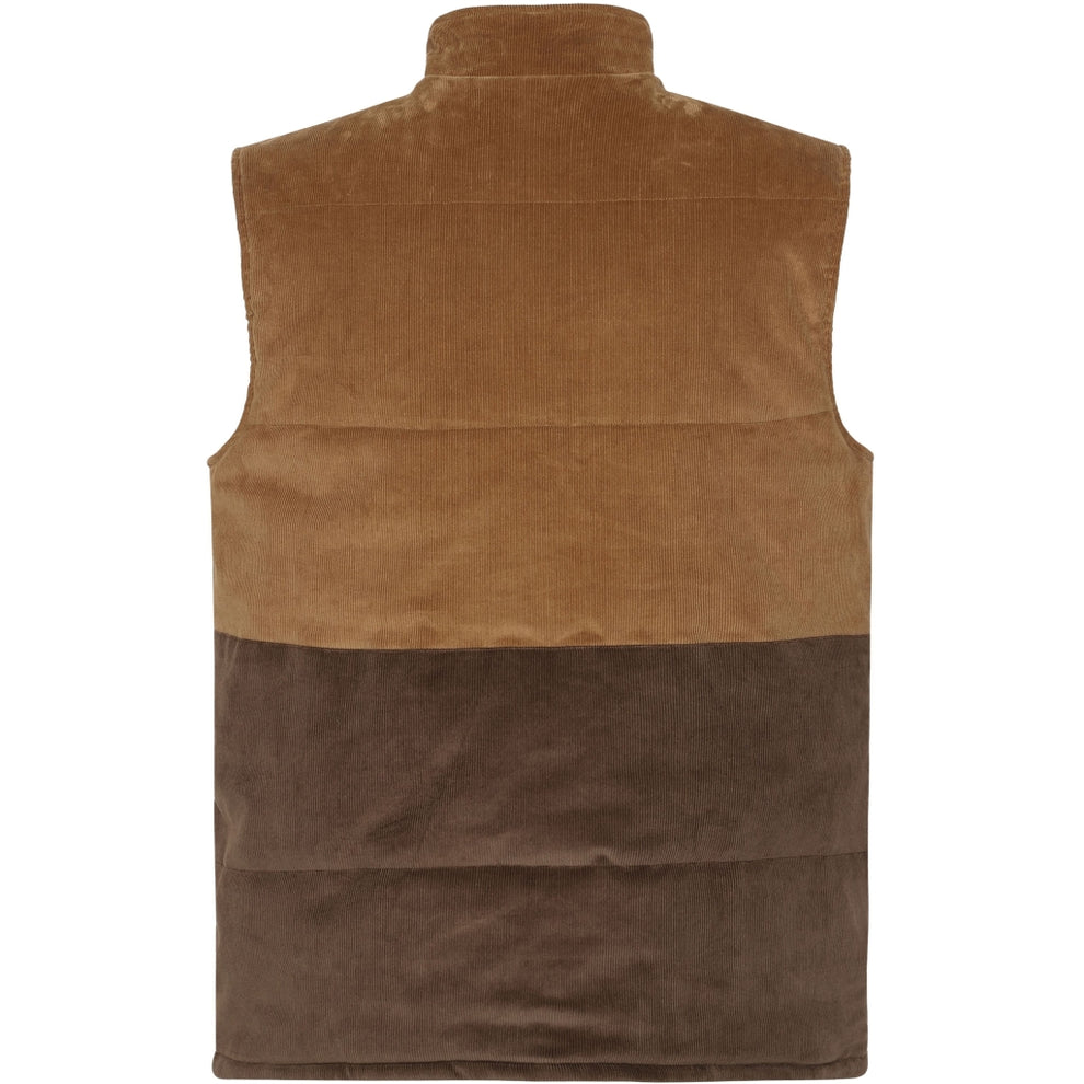 Knowledge Cotton Apparel M 14-Wales Courdrey Colorblock Vest