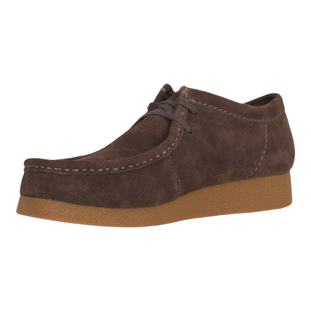 Clarks M Wallabee EVO Sko Dark Brown Suede
