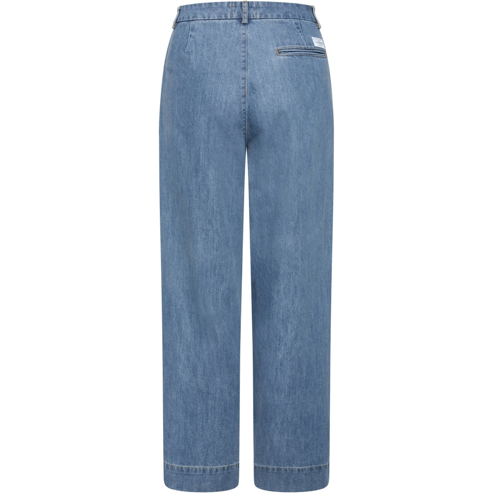 Klitmøller Collective W Lydia Denim Pants Light Blue Stonewash