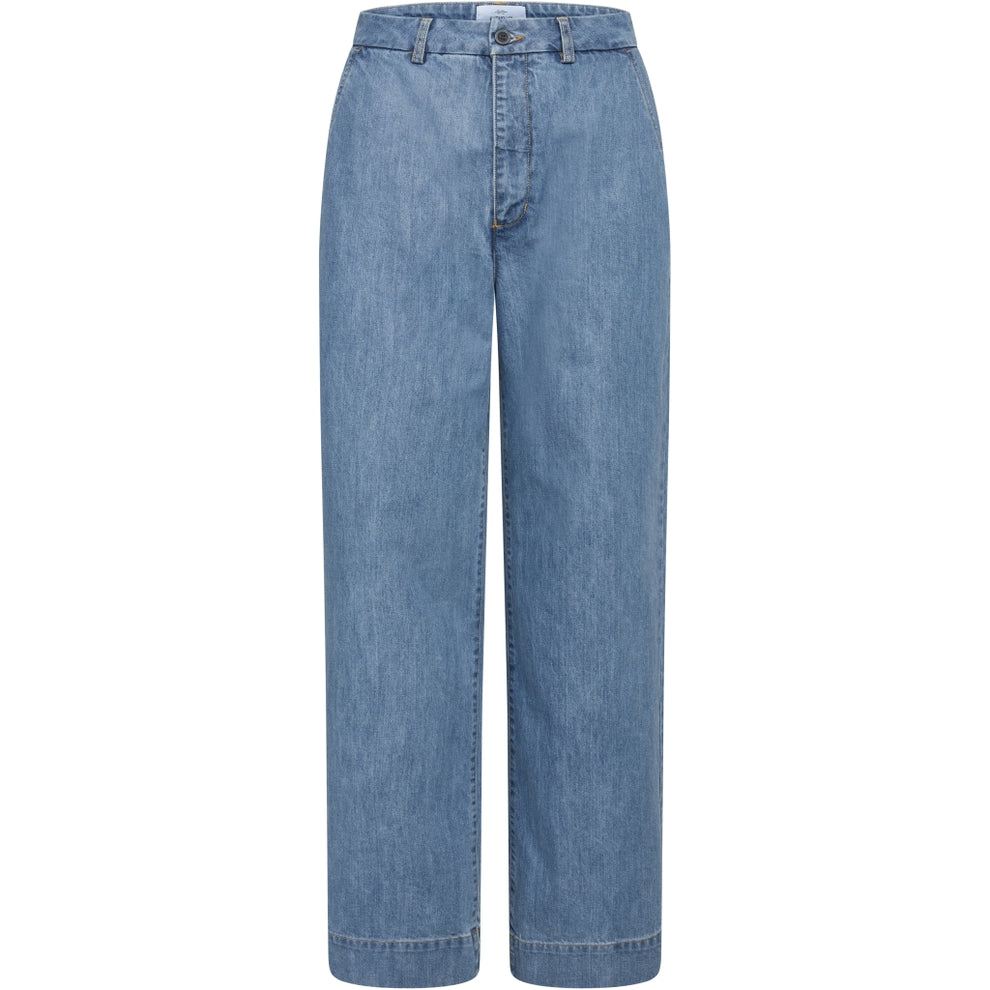 Klitmøller Collective W Lydia Denim Pants Light Blue Stonewash