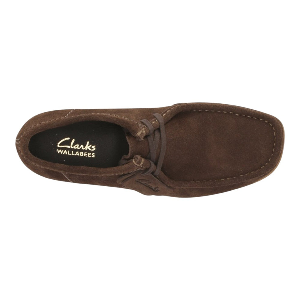 Clarks M Wallabee EVO Sko Dark Brown Suede