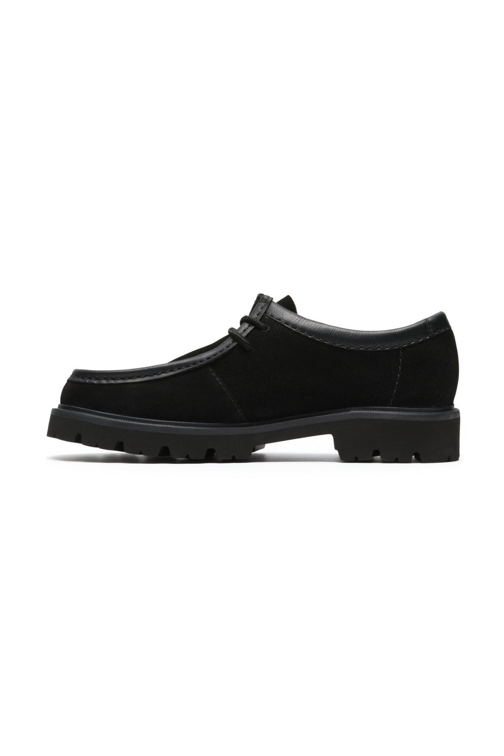 Clarks M Cleyhill Seam Black Suede
