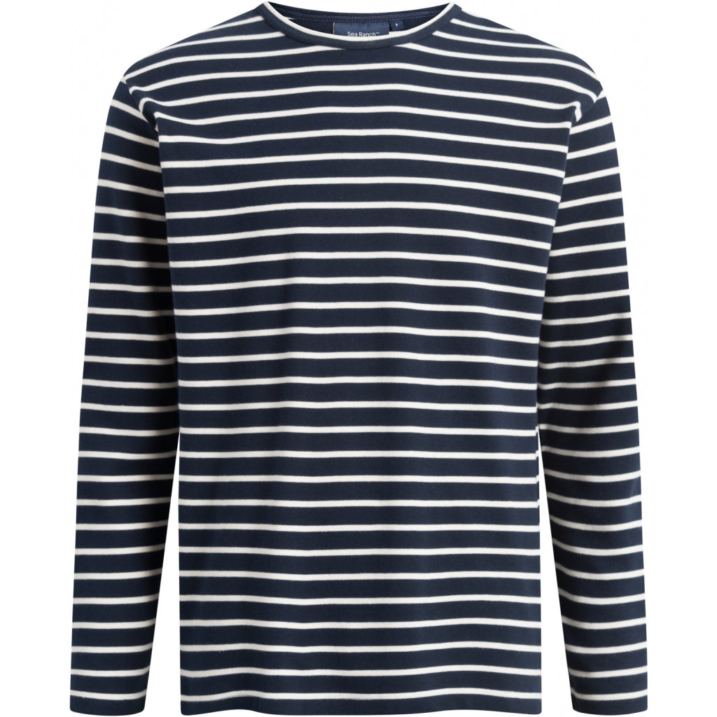 Sea Ranch M Grenaa Long Sleeve Tee 4017 Sr Navy/Ecru