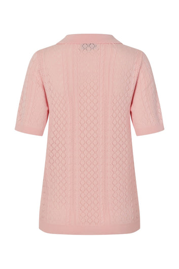 Lollys Laundry W Alaiall Polo Knit Pink