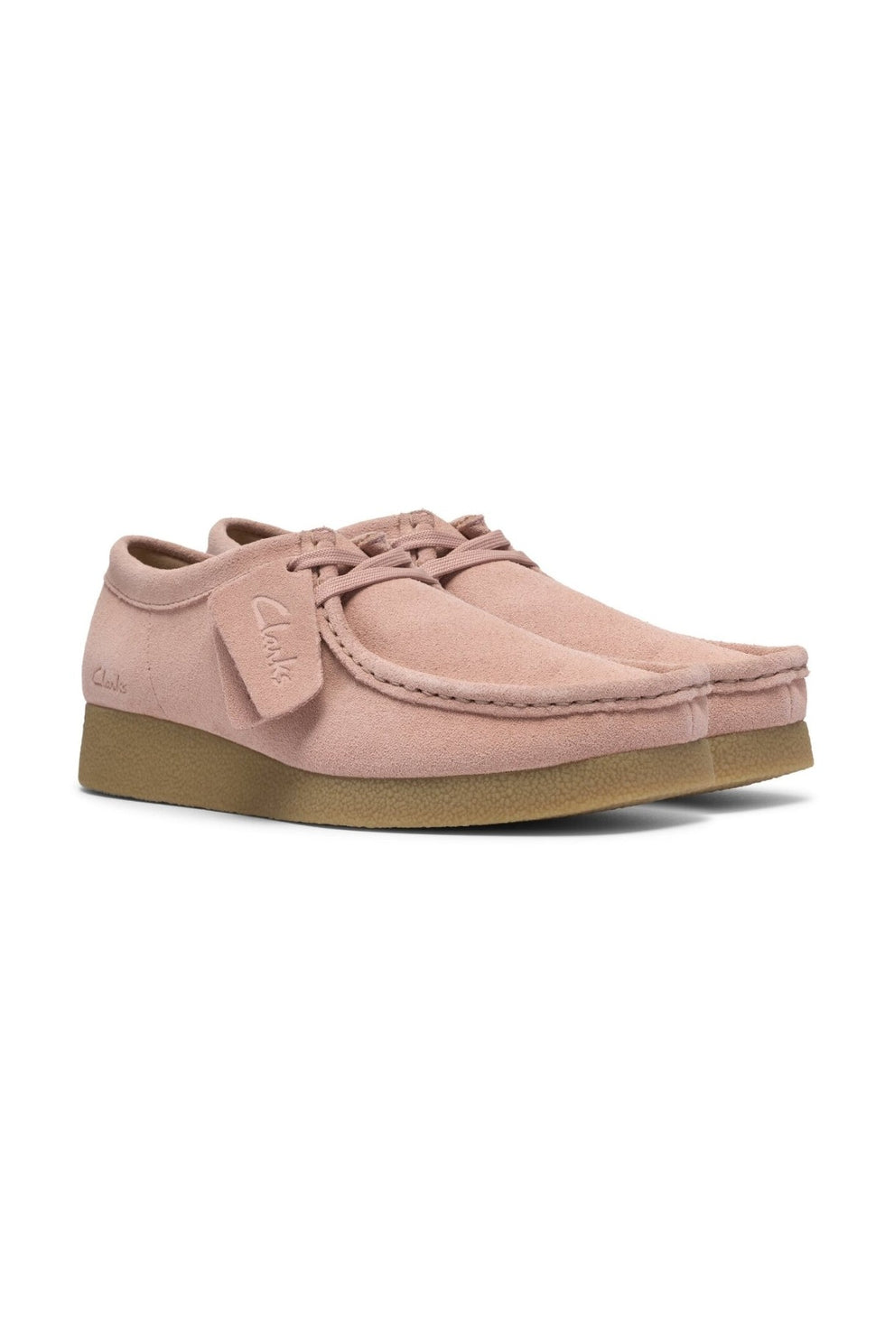 Clarks W WallabeeEVOSH Light Pink Suede