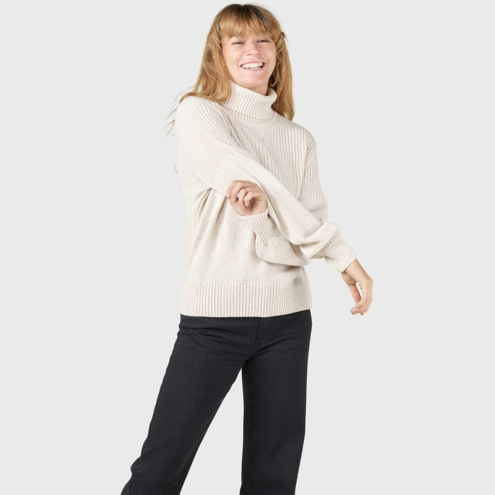 Klitmøller W Svale knit Pastel Sand