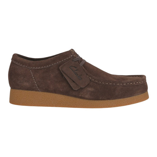 Clarks M Wallabee EVO Sko Dark Brown Suede