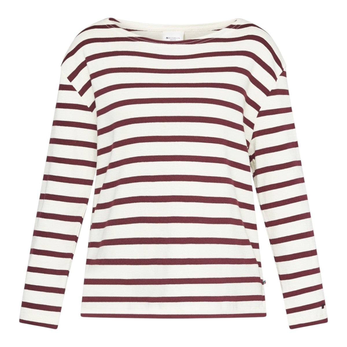 Sea Ranch W Claudia T-Shirt Eggplant Stripe