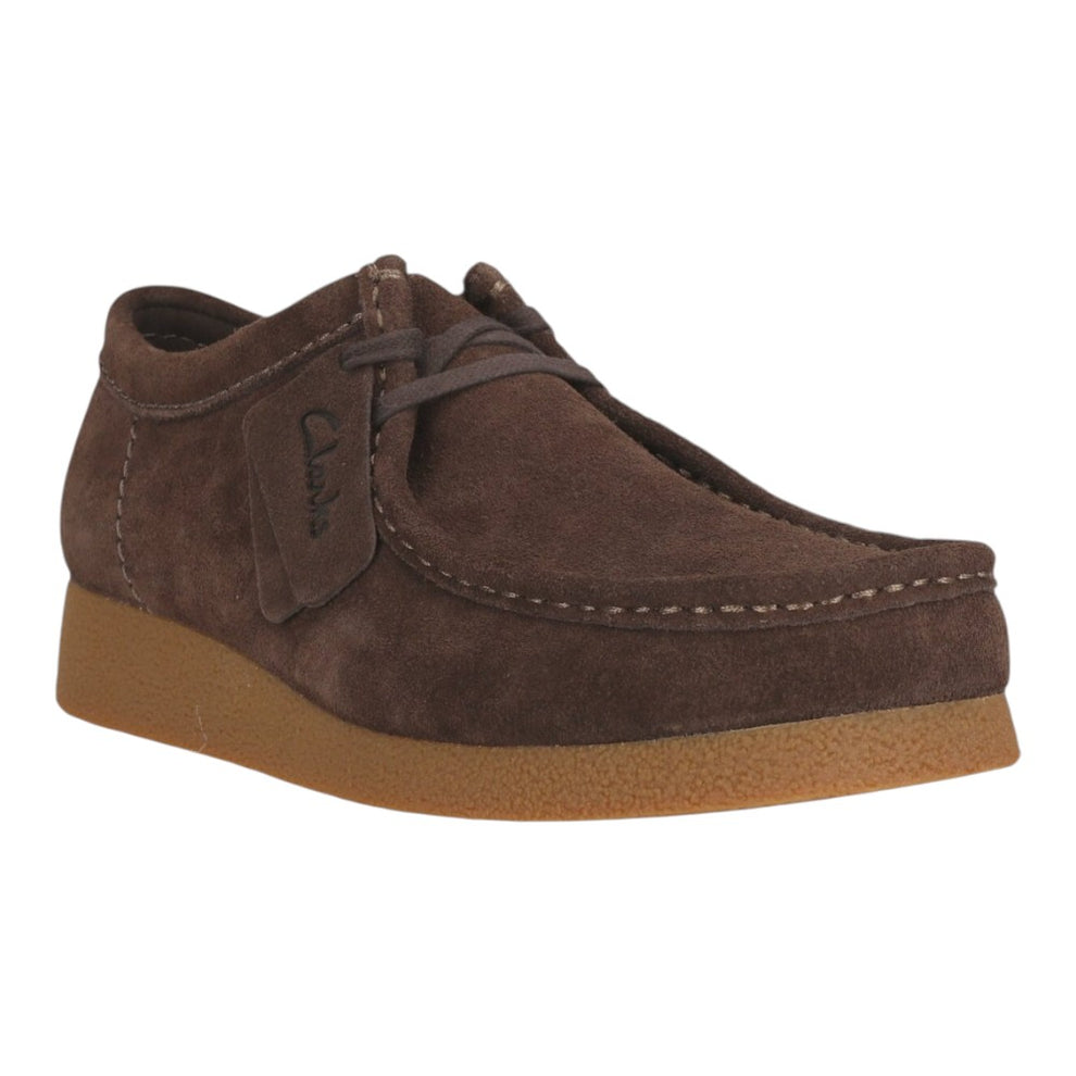 Clarks M Wallabee EVO Sko Dark Brown Suede