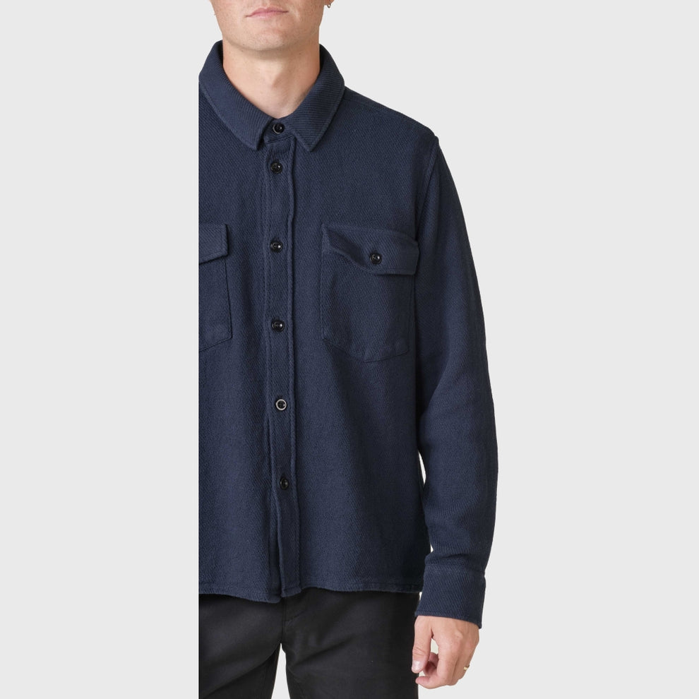 Klitmøller M Jeremy Solid Overshirt Navy