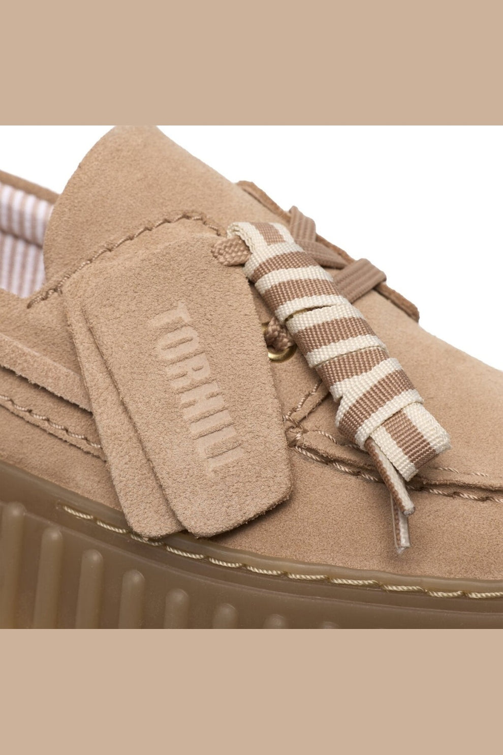 Clarks W Torhill Boat Beige Suede