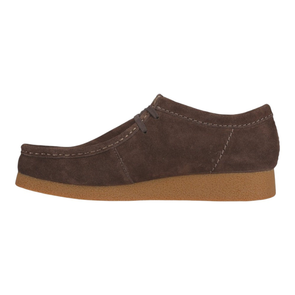 Clarks M Wallabee EVO Sko Dark Brown Suede
