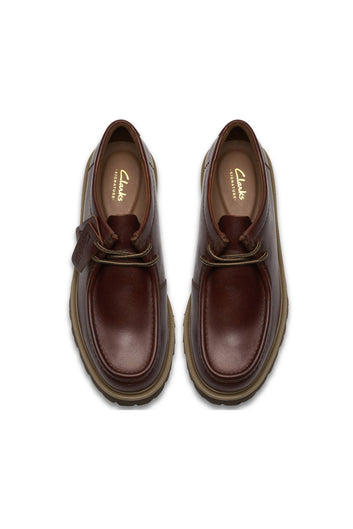 Clarks M Cleyhill Seam Brown Leather