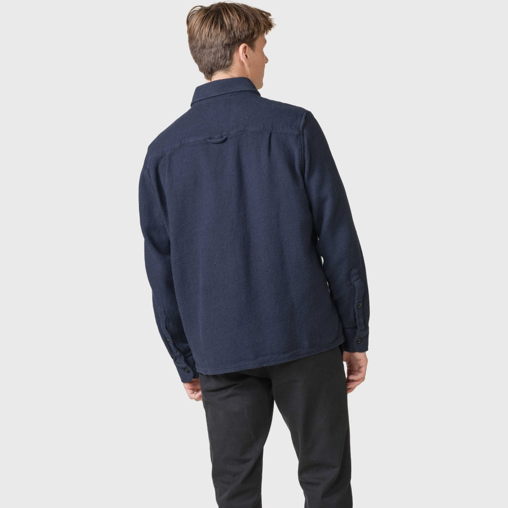 Klitmøller M Jeremy Solid Overshirt Navy