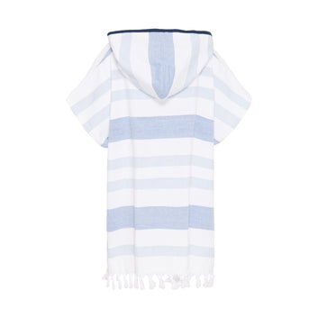 Sea Ranch Kids Bondi Beach Poncho Towel Federal Blue / White