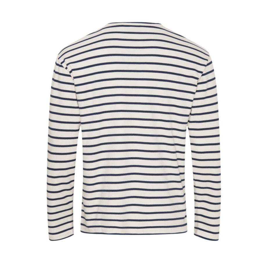 Sea Ranch M Grenaa Long Sleeve Tee 1009 Ecru/Sr Navy