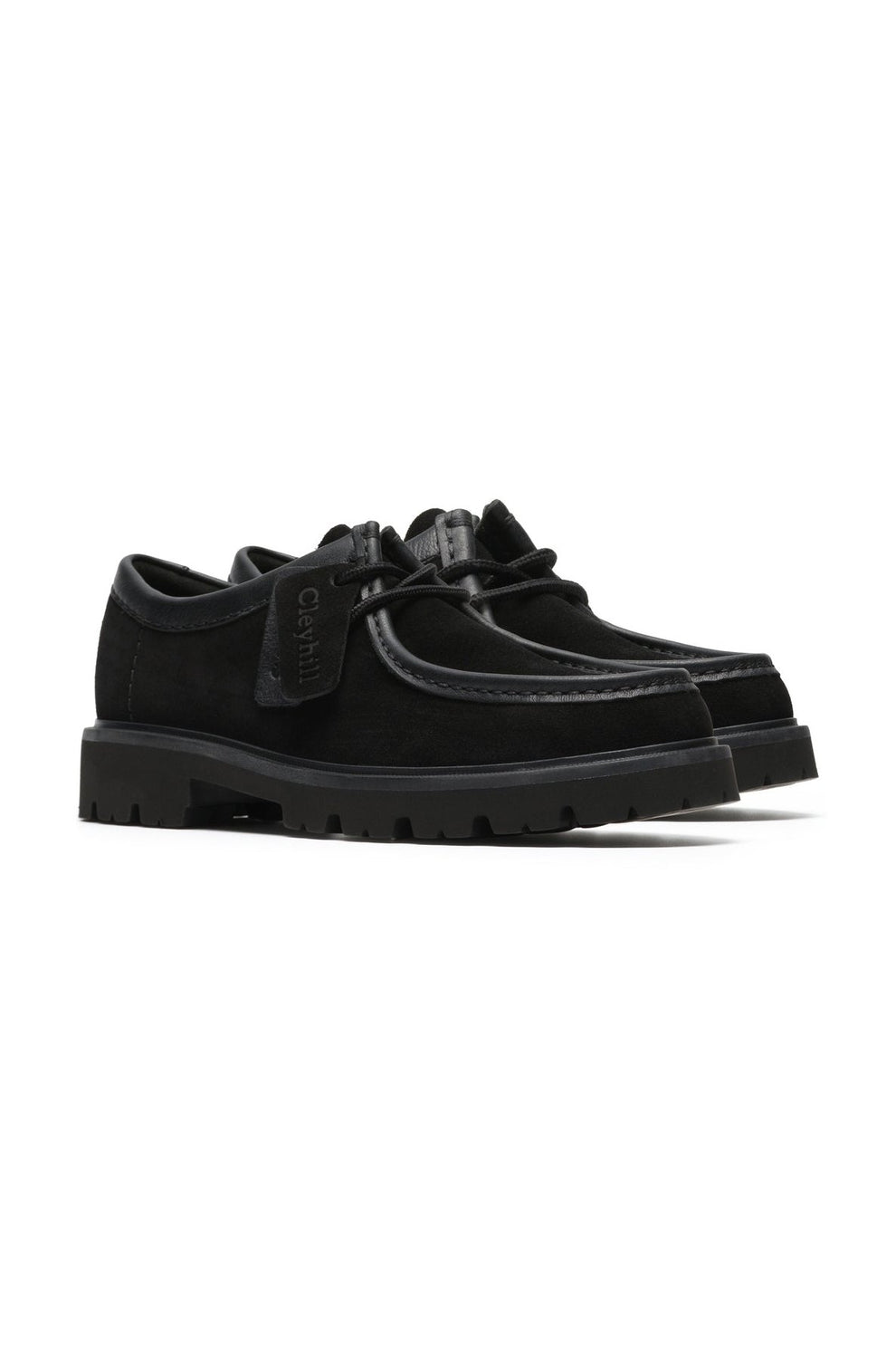 Clarks M Cleyhill Seam Black Suede