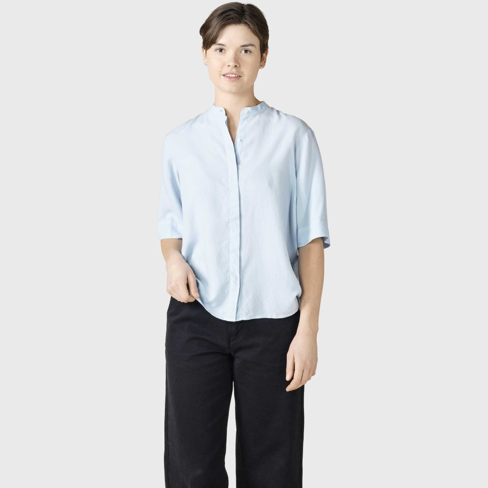 Klitmøller W Solrun T-Shirt Light Blue