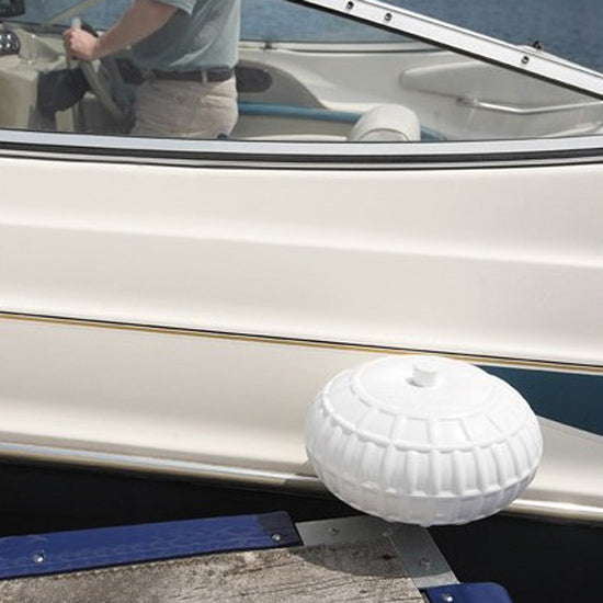 Dock Edge fortøjningshjul med hjørne beslag 90º, Ø229mm