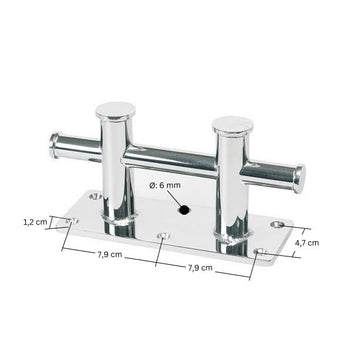Bro pullert RF dobbel, 180x70mm